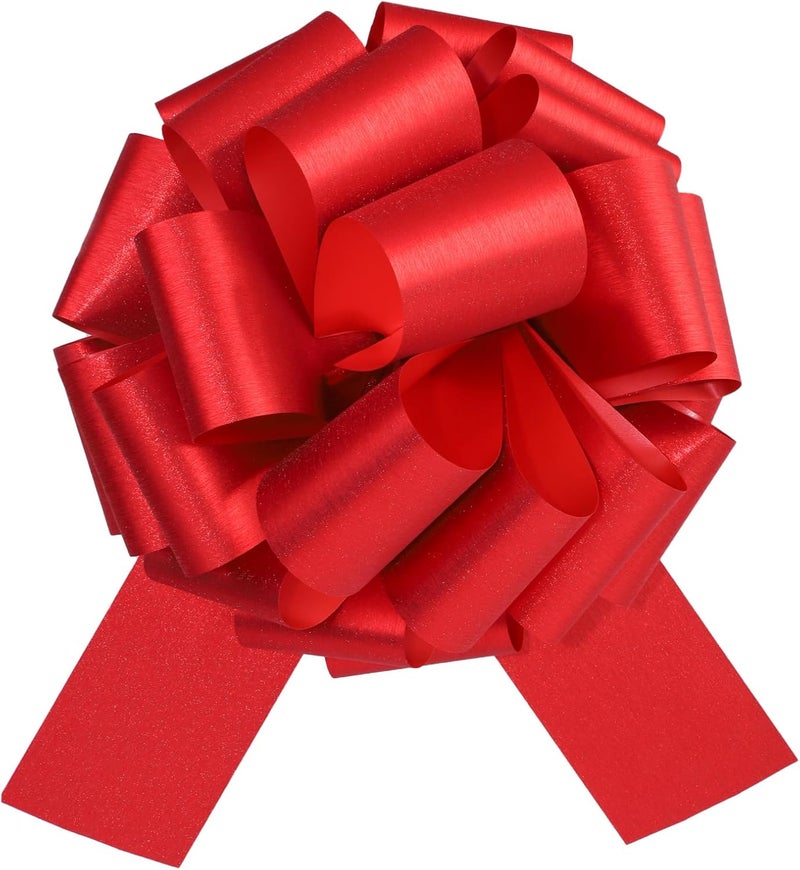 HCHENBOW 14 Inch Big Red Bow,1Pcs Big Bow for Present,Big Gift Bow for Appliances,Bikes,Table Decorations and Party Events Decoration - Image 1